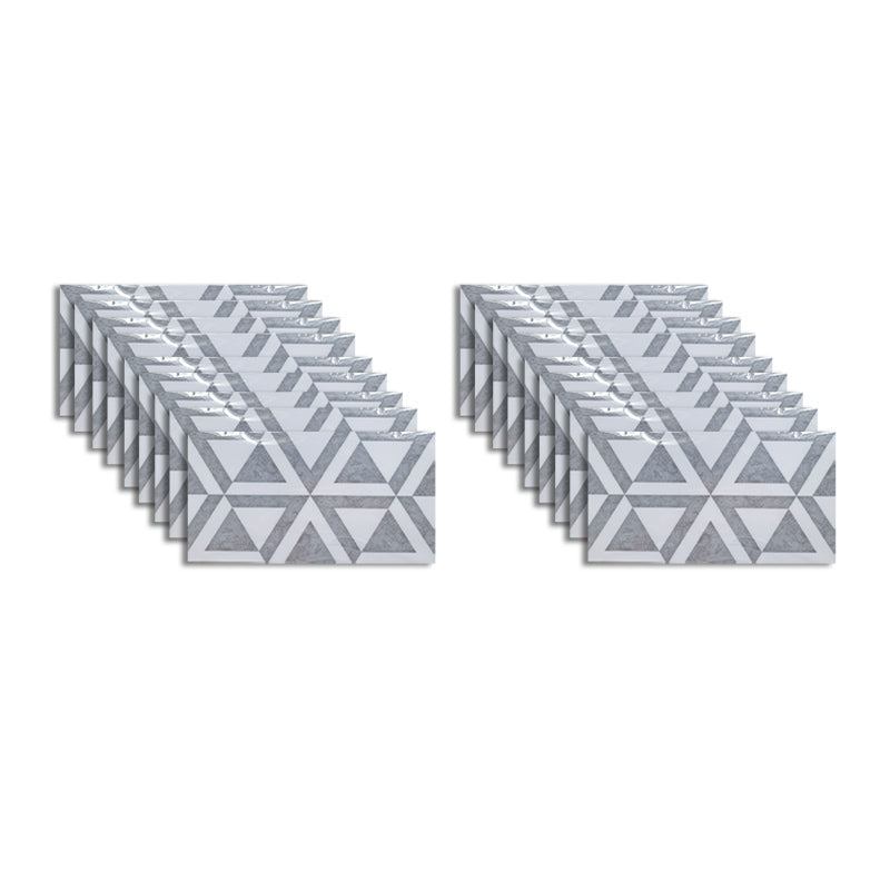 Avtoit | PVC Peel & Stick Tile Kitchen waterproof splash guard Peel and Stick Wall Tile Set of 18