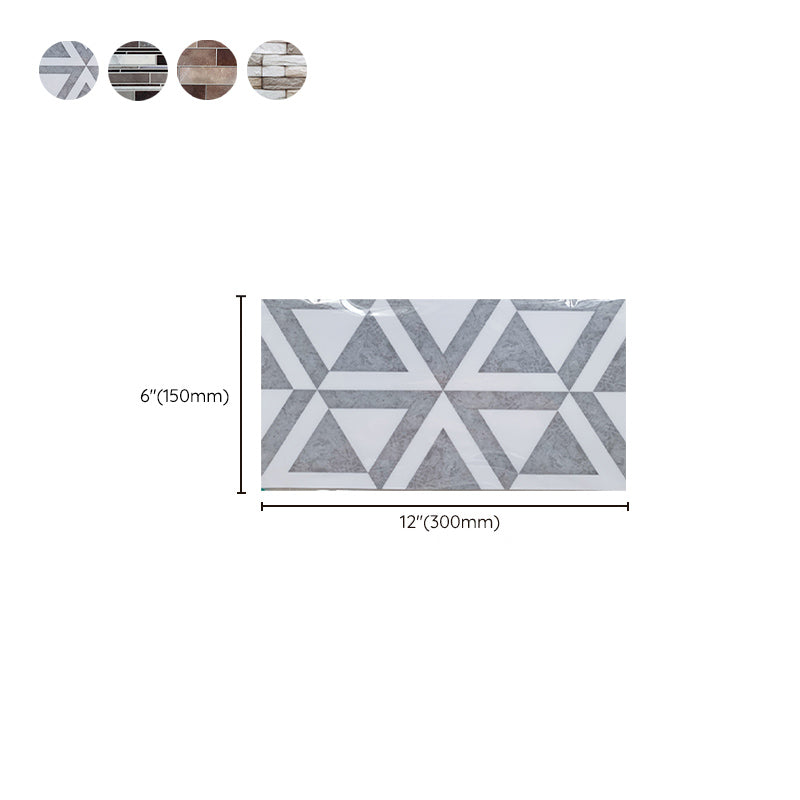 Avtoit | PVC Peel & Stick Tile Kitchen waterproof splash guard Peel and Stick Wall Tile Set of 18