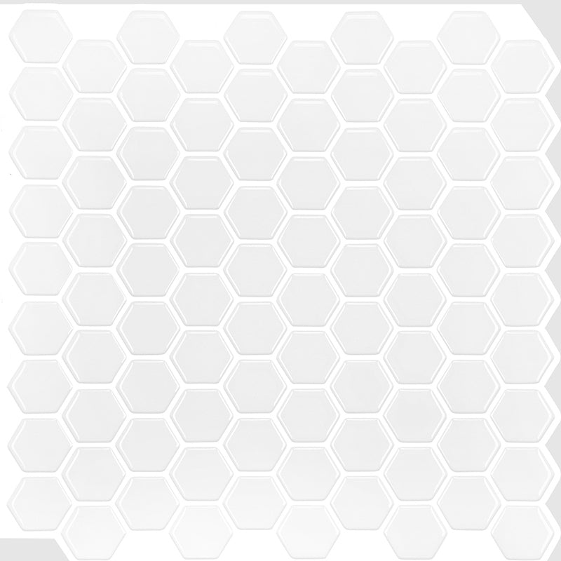 Avtoit | Polygon Metal Peel and Stick Back Wall Tile PVC Peel and Stick Tile for the Kitchen