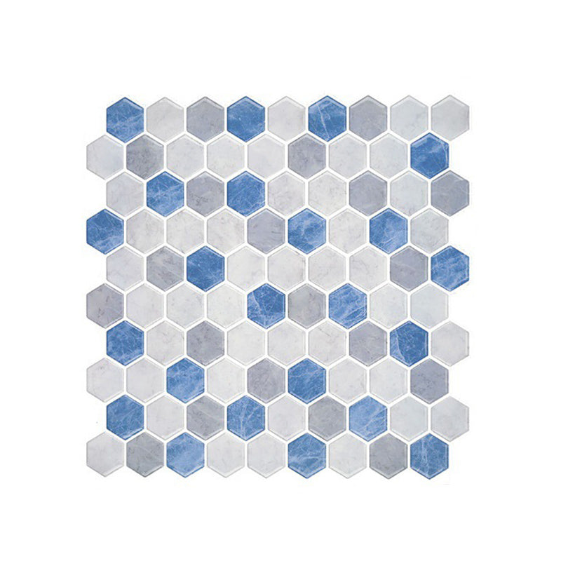 Avtoit | Polygon Metal Peel and Stick Back Wall Tile PVC Peel and Stick Tile for the Kitchen