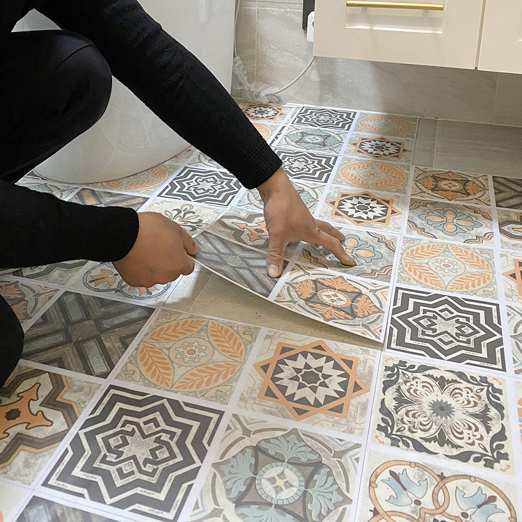 Avtoit | Multi-Tonal Style Vinyl Plank Peel and Stick Porcelain Tile Look Vinyl Plank Flooring