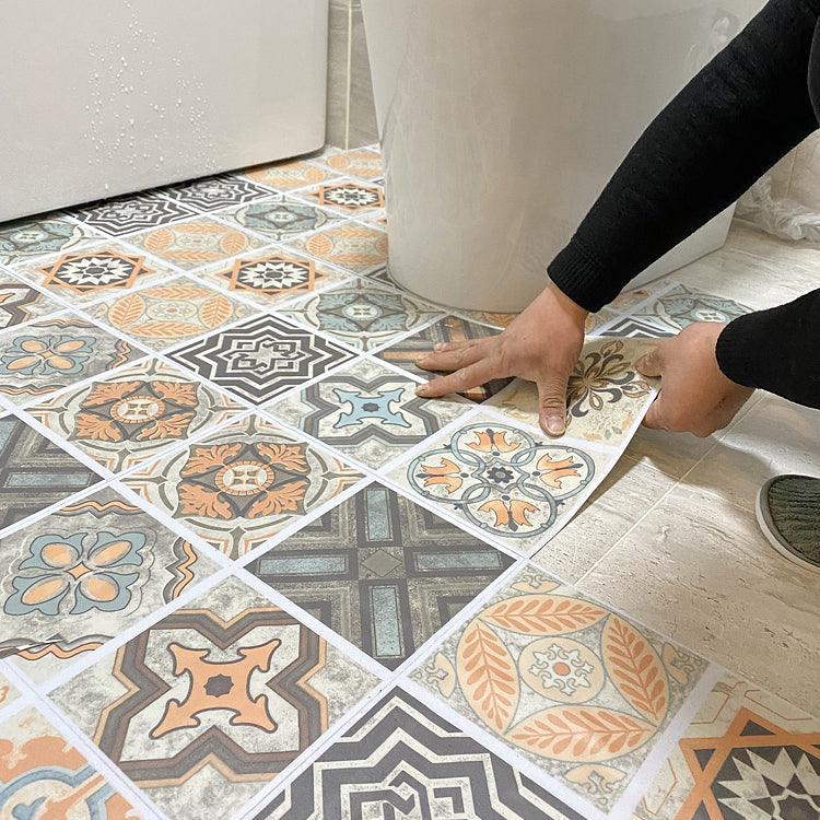 Avtoit | Multi-Tonal Style Vinyl Plank Peel and Stick Porcelain Tile Look Vinyl Plank Flooring
