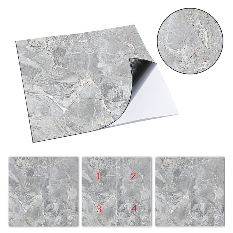 Avtoit | Multi-Tonal Style Vinyl Plank Peel and Stick Porcelain Tile Look Vinyl Plank Flooring