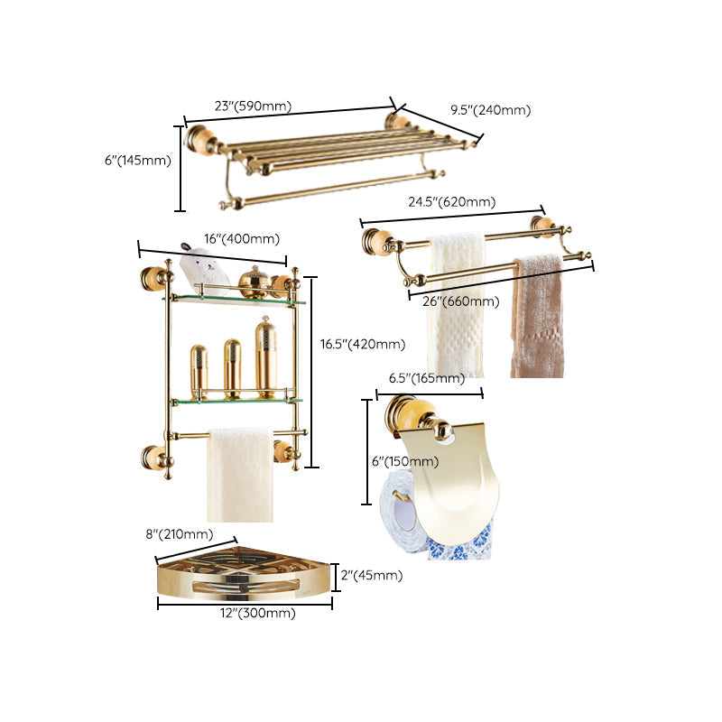Avtoit | Modern bathroom accessories as a single piece or as a set in gold