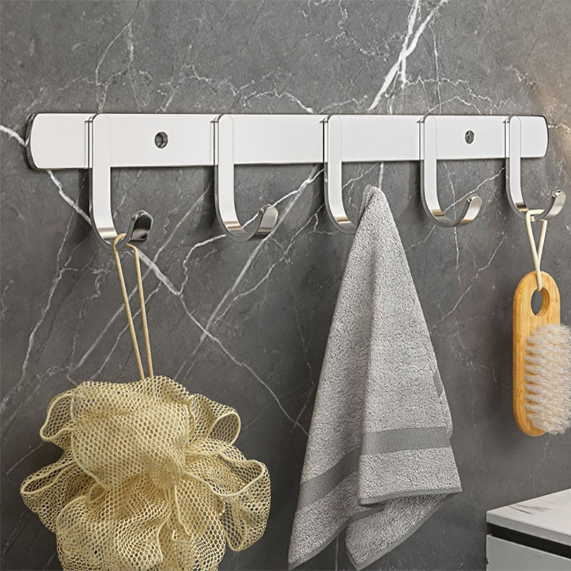 Avtoit | Contemporary Chrome Bathroom Hardware Set Polished Chrome Bathroom Set Made of Stainless Steel