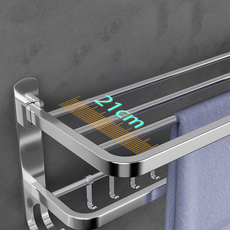 Avtoit | Contemporary Chrome Bathroom Hardware Set Polished Chrome Bathroom Set Made of Stainless Steel