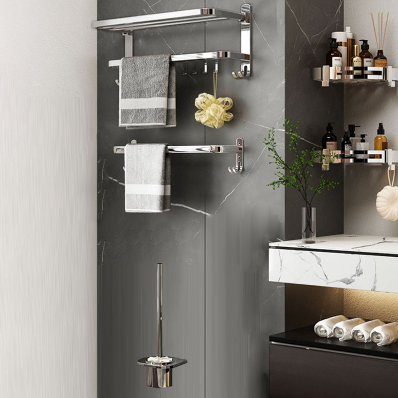 Avtoit | Contemporary Chrome Bathroom Hardware Set Polished Chrome Bathroom Set Made of Stainless Steel