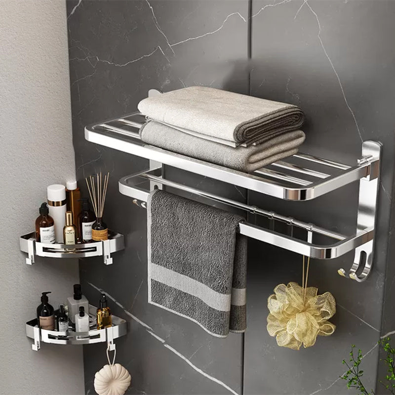 Avtoit | Contemporary Chrome Bathroom Hardware Set Polished Chrome Bathroom Set Made of Stainless Steel
