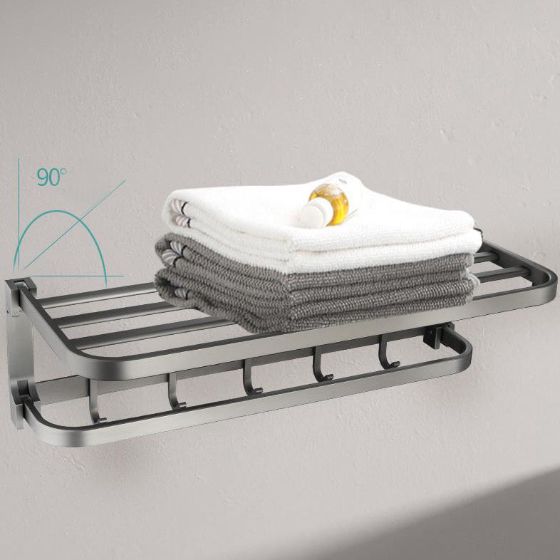Avtoit | Contemporary Metal 6-piece Bathroom Accessory Set with Bathroom Shelf