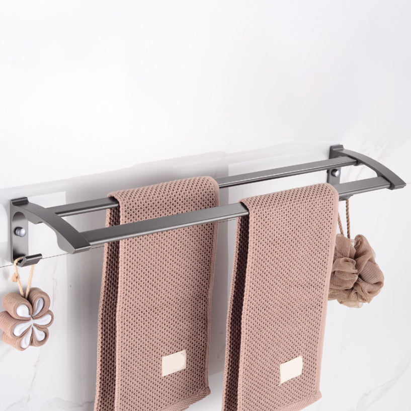 Avtoit | Modern 5-piece bathroom accessory set with triangular bath shelf