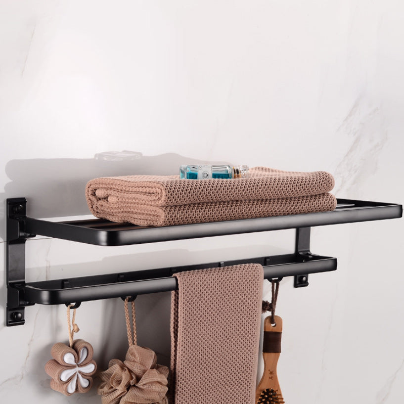 Avtoit | Modern 5-piece bathroom accessory set with triangular bath shelf