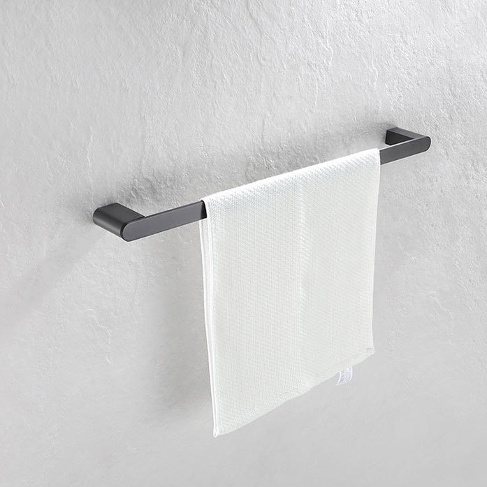 Avtoit | 5-piece modern bathroom accessory set made of stainless steel with towel bar/robe hooks/paper holder