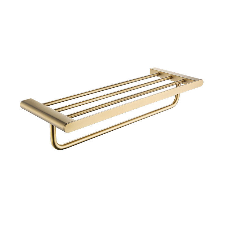 Avtoit | 5-piece modern bathroom accessory set made of stainless steel with towel rail/robe hooks/toilet paper holder