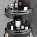 Avtoit | Modern Bathroom Hardware Set in Stainless Steel Matte Gray Bathrobe Hook/Towel Bar