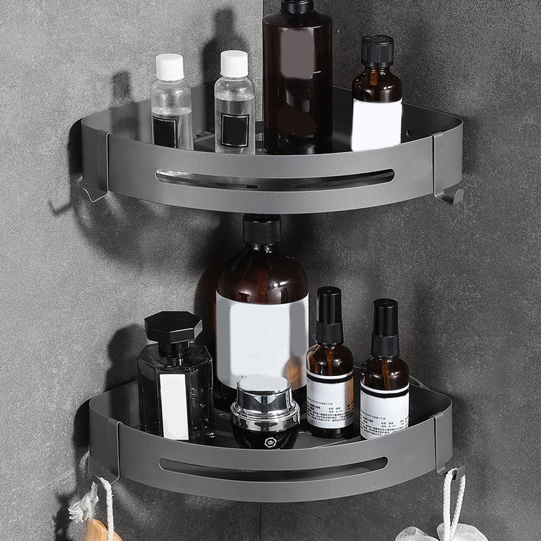 Avtoit | Modern Bathroom Hardware Set in Stainless Steel Matte Gray Bathrobe Hook/Towel Bar