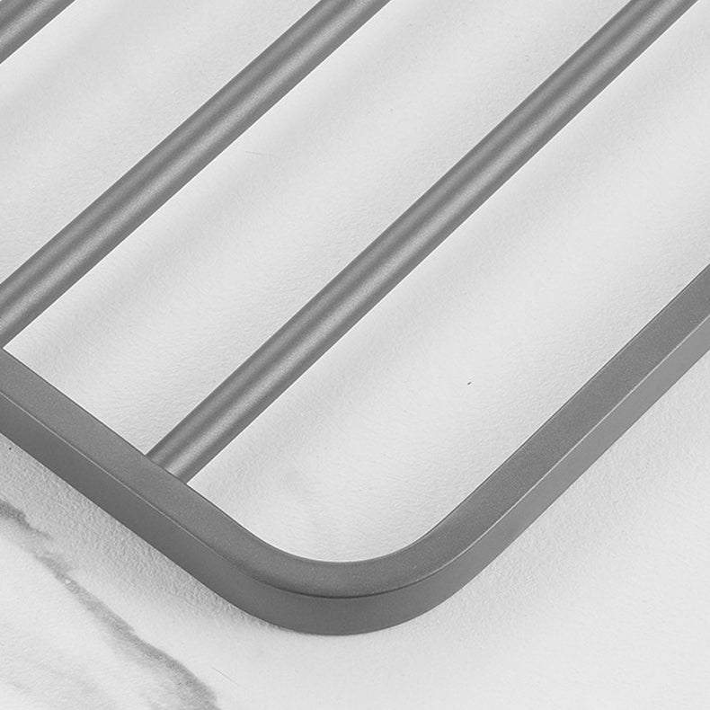 Avtoit | Modern Bathroom Hardware Set in Stainless Steel Matte Gray Bathrobe Hook/Towel Bar
