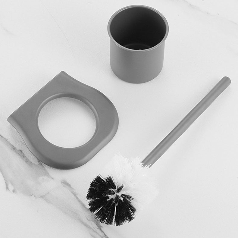 Avtoit | Modern Bathroom Hardware Set in Stainless Steel Matte Gray Bathrobe Hook/Towel Bar