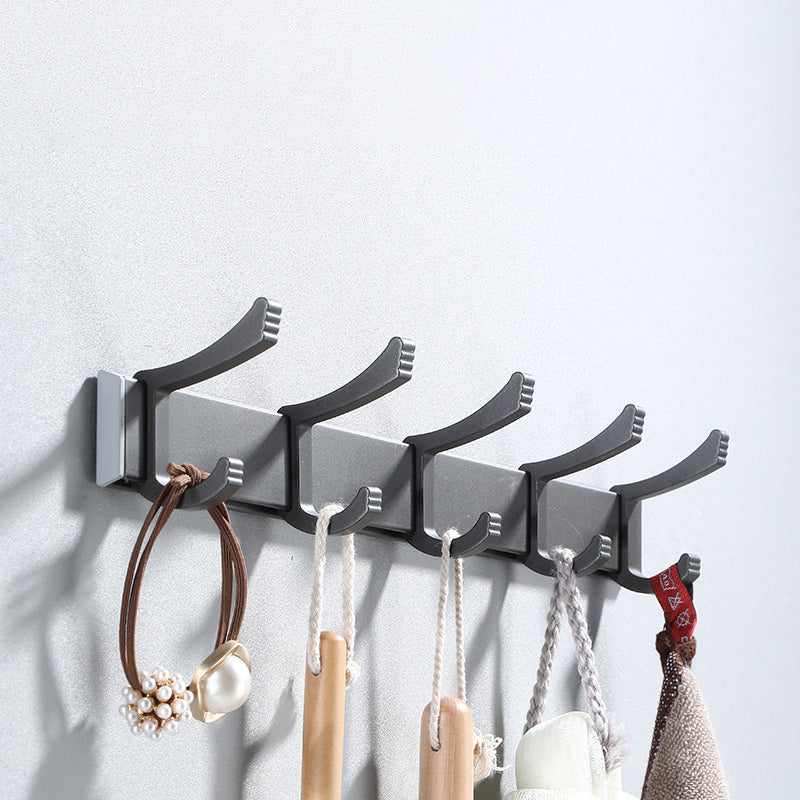 Avtoit | Contemporary Gray Bathroom Hardware Set Bathroom Shelf/Towel Bar Including Bathroom Set