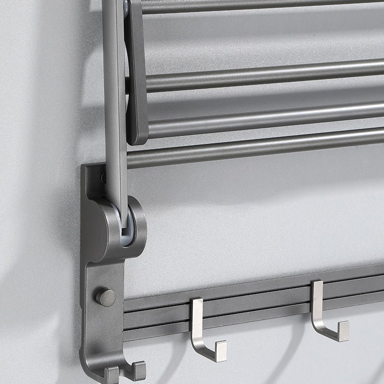 Avtoit | Contemporary Gray Bathroom Hardware Set Bathroom Shelf/Towel Bar Including Bathroom Set