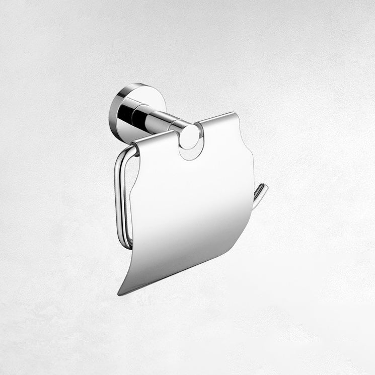 Avtoit | Polished Chrome Modern Bathroom Accessories Set with Towel Bar/Paper Holder