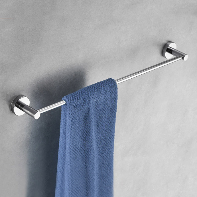 Avtoit | Polished Chrome Modern Bathroom Accessories Set with Towel Bar/Paper Holder