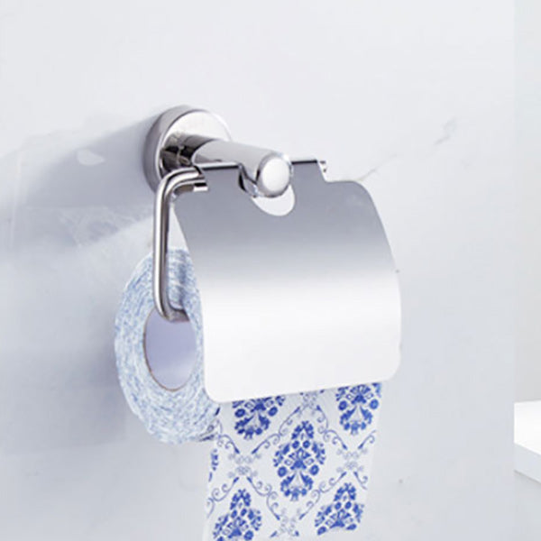 Avtoit | Polished Chrome Modern Bathroom Accessories Set with Towel Bar/Paper Holder