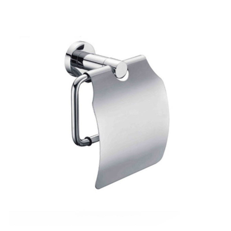 Avtoit | Polished Chrome Modern Bathroom Accessories Set with Towel Bar/Paper Holder