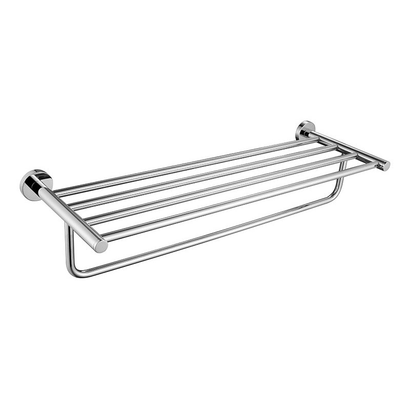 Avtoit | Polished Chrome Modern Bathroom Accessories Set with Towel Bar/Paper Holder