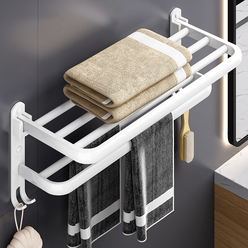 Avtoit | White contemporary bathroom accessory set stainless steel aluminum bathroom set