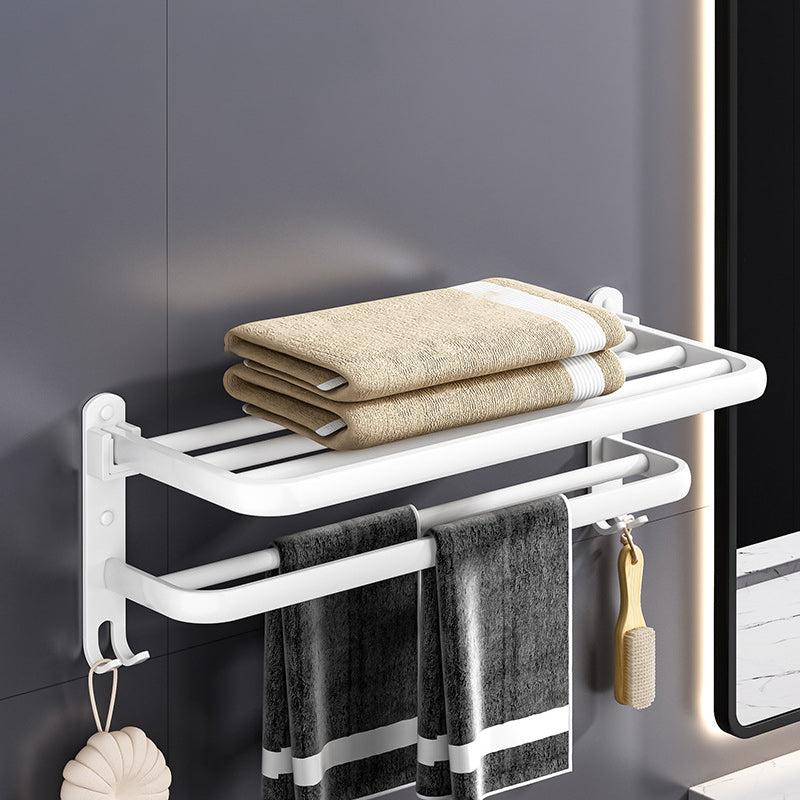 Avtoit | White contemporary bathroom accessory set stainless steel aluminum bathroom set