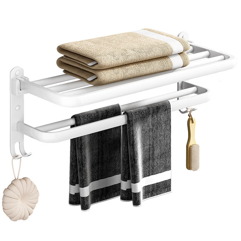 Avtoit | White contemporary bathroom accessory set stainless steel aluminum bathroom set