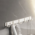 Avtoit | White contemporary bathroom accessory set stainless steel aluminum bathroom set