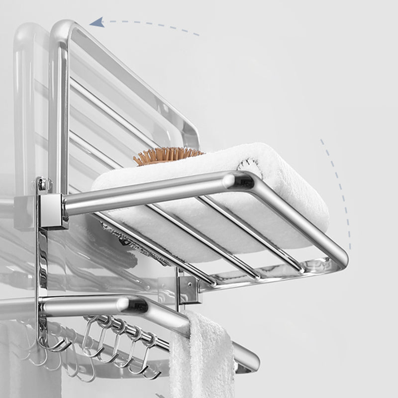 Avtoit | Modern Bathroom Set with Bathroom Shelf/Towel Bar Polished Chrome Bathroom Accessory Set