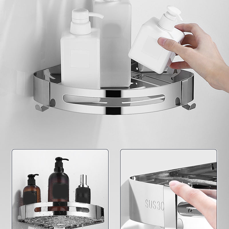 Avtoit | Modern Bathroom Set with Bathroom Shelf/Towel Bar Polished Chrome Bathroom Accessory Set