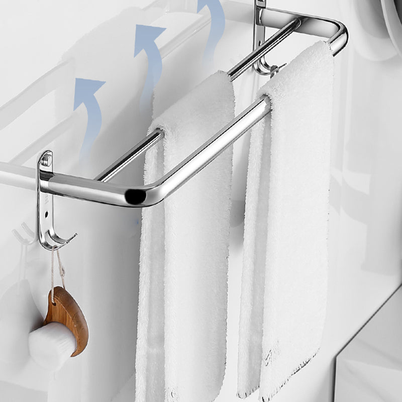 Avtoit | Modern Bathroom Set with Bathroom Shelf/Towel Bar Polished Chrome Bathroom Accessory Set