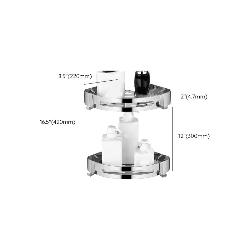 Avtoit | Modern Bathroom Set with Bathroom Shelf/Towel Bar Polished Chrome Bathroom Accessory Set