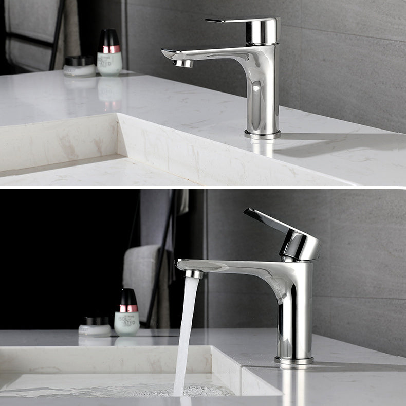 Avtoit | Modern Vessel Faucet Copper Single Handle Low Arc Vessel Faucet for Home