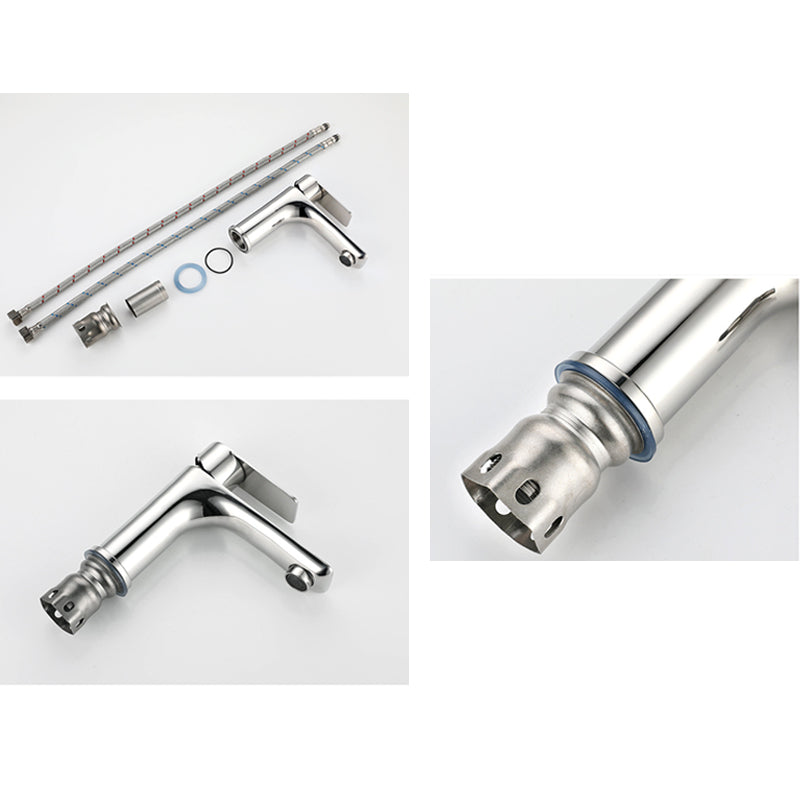 Avtoit | Modern Vessel Faucet Copper Single Handle Low Arc Vessel Faucet for Home
