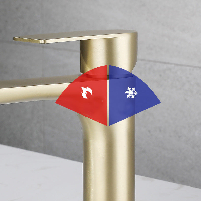 Avtoit | Modern Vessel Faucet Copper Single Handle Low Arc Vessel Faucet for Home