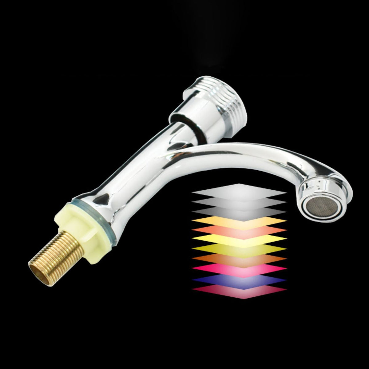 Avtoit | Modern bathroom faucet chrome knob handle with water hose sink faucet