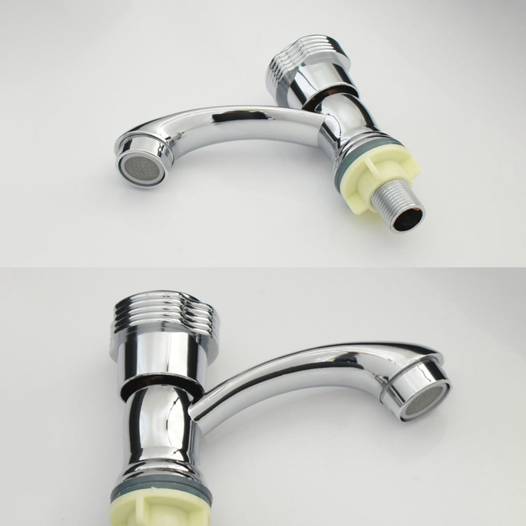 Avtoit | Modern bathroom faucet chrome knob handle with water hose sink faucet