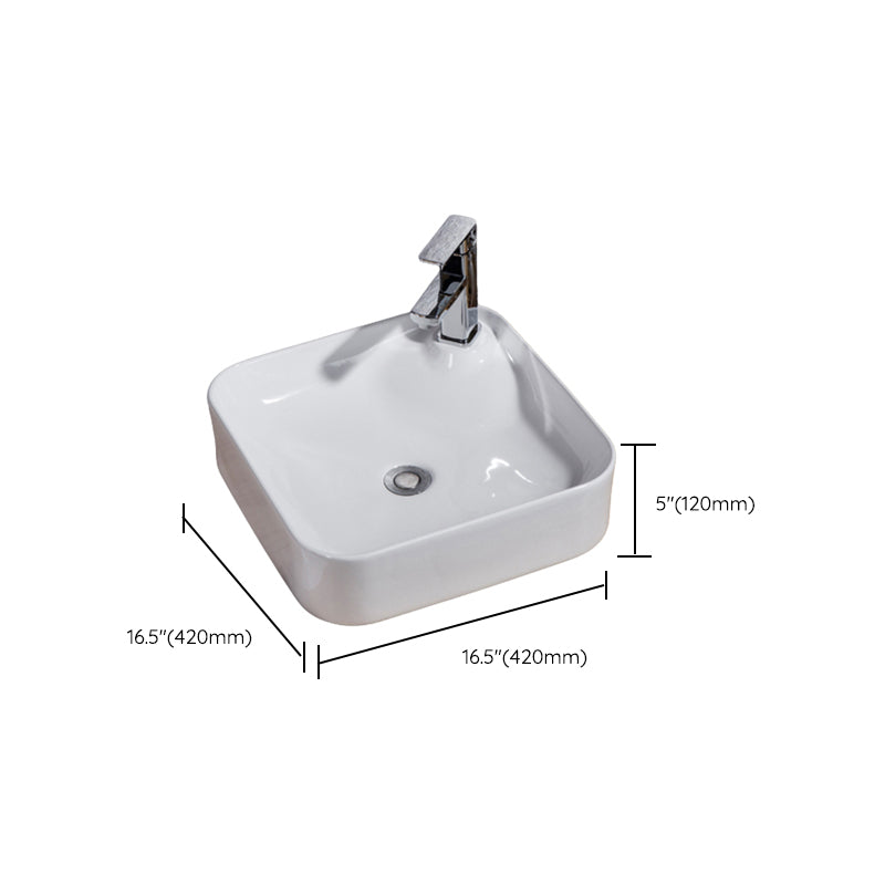 Avtoit | Modern Sink Solid Color Porcelain Sink