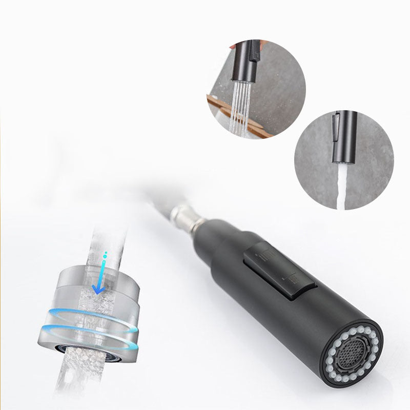 Avtoit | Goose Neck Kitchen Sink Faucet Three-Way Flow with Pull-Down Spray Head