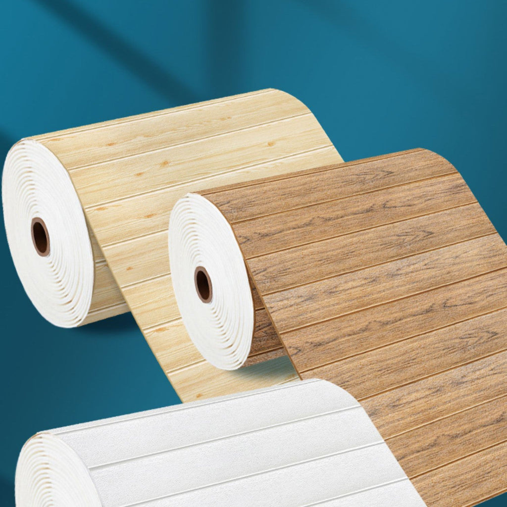Avtoit | Modern Tin Back Panel 3D Wall Ceiling Wood Grain Design