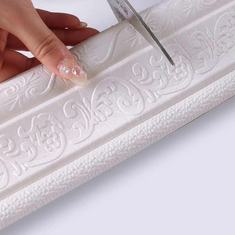 Avtoit | Modern Baseboards 3D Embossing Baseboard PVC Stereo Base Set of 1