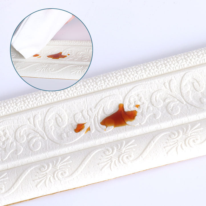 Avtoit | Modern Baseboards 3D Embossing Baseboard PVC Stereo Base Set of 1