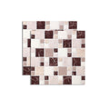 Avtoit | Pattern Matte Color Stone Peel and Stick Mosaic Tile Peel and Stick Tile Set of 2