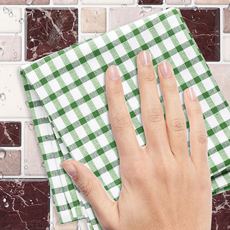 Avtoit | Pattern Matte Color Stone Peel and Stick Mosaic Tile Peel and Stick Tile Set of 2