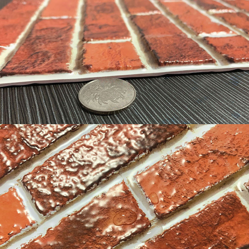 Avtoit | Modern Interior Wall Floor Tile Brick Look Oil Resistant Peel and Stick Tile