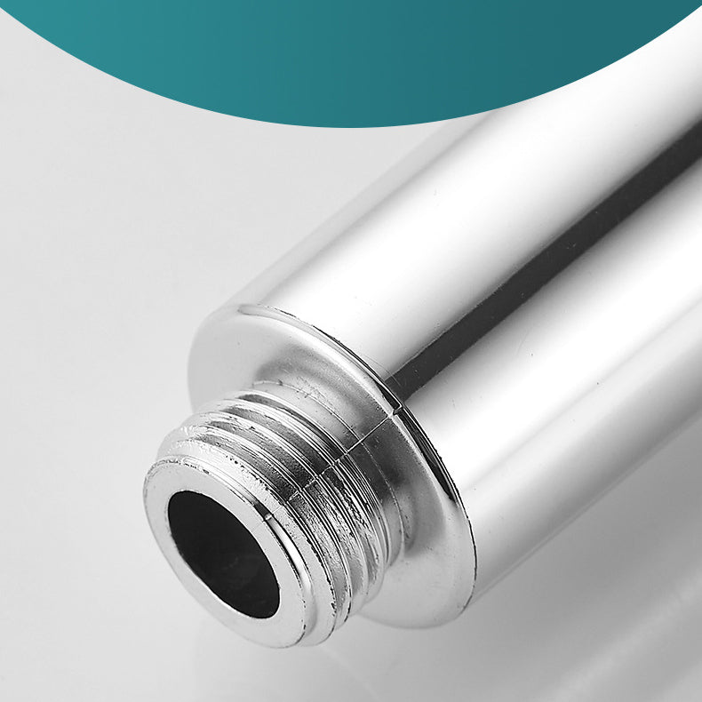 Avtoit | Modern Standard Shower Head Round Metal Adjustable Spray Pattern Shower Head